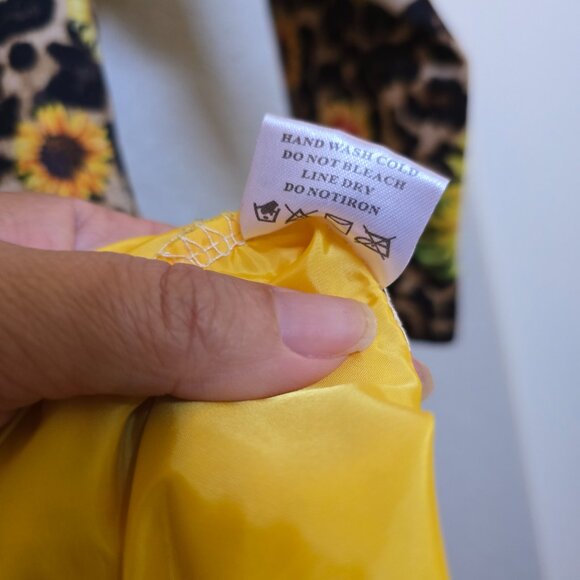 Sunflower and Leopard Girls Dress size  7/8 - Picture 5 of 5